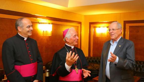 PPK llegó a Roma y sostendrá reuniones con representantes de la Santa Sede.