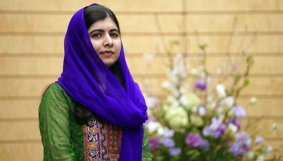 Malala Yousafzai publicó en Twitter imágenes de su celebración el martes con Asser Malik y su familia. (Foto: Franck Robichon / AFP)