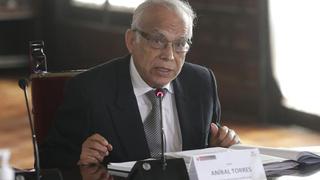 Aníbal Torres: “Existe un plan político, mediático, fiscal y judicial para sacar al presidente”