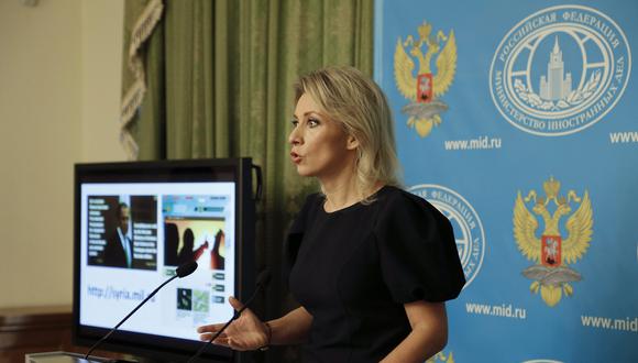 Maria Zakharova, portavoz de la cancillería de Rusia. (Foto: EFE)