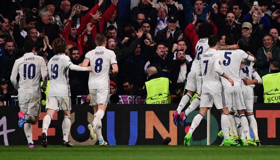 Real Madrid venció 3-1 al Napoli por la Champions League. (AFP)