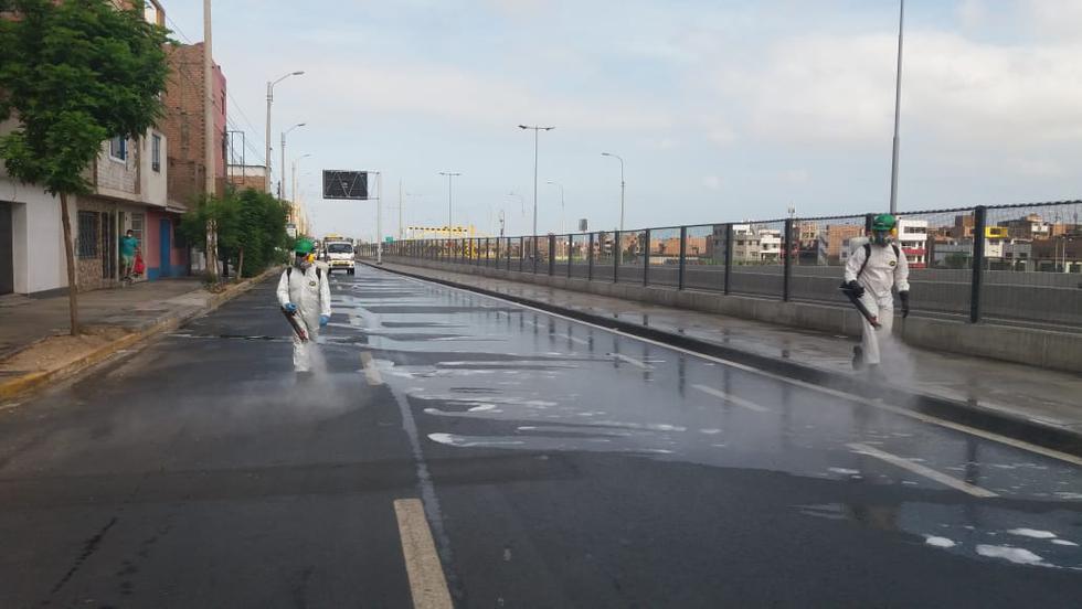 Más de 10 zonas principales del Cercado de Lima fueron desinfectadas durante la cuarentena. (Foto: MML)