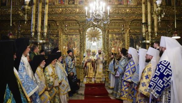 El religioso recordó que fue el Patriarcado de Constantinopla el que fundó las primeras iglesias de Kiev y aseguró que "nunca cedió su jurisdicción canónica" al patriarca ruso. (Foto: AFP)