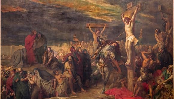 Hoy se conmemora la crucifixión de Jesus. (Retrato de Jean Francois Portaels (1886))