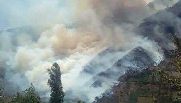 Al menos dos personas fallecieron tras intentar sofocar incendio forestal en Cusco. (El Comercio)
