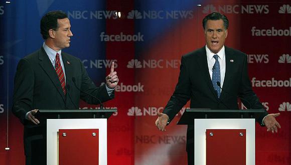 Santorum y Romney encabezaron las primarias de Iowa. (AP)