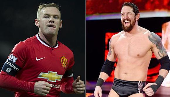 ‘Bad News’ Barrett retó a Wayne Rooney a una lucha en Wrestlemania. (AP/WWE.com)