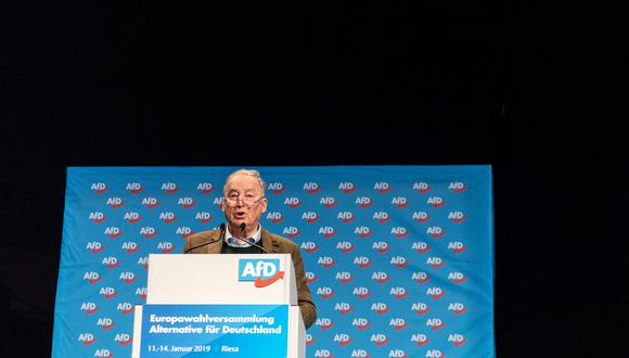 Alexander Gauland, co-líder del partido extremista alemán AfD. (Foto: AFP)