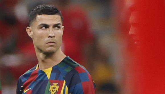 Cristiano Ronaldo ingresó en el minuto 75 del Portugal-Suiza en Qatar 2022. (Foto: EFE)