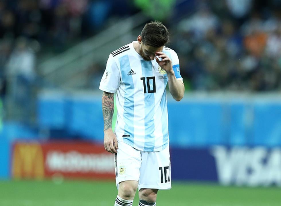 Argentina cayó ante Croacia y quedó casi eliminado del Mundial. (GETTY IMAGES)