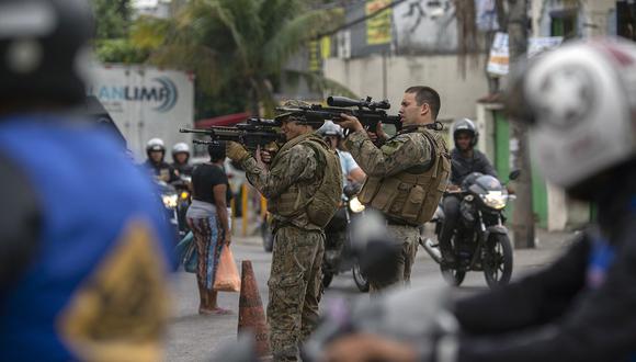 La policía militar de Río de Janeiro realizó una operación en una favela, logrando incautar dos toneladas de droga. (Foto: AFP/archivo)