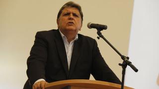Alan García defendió decretos de urgencia emitidos en su segundo gobierno