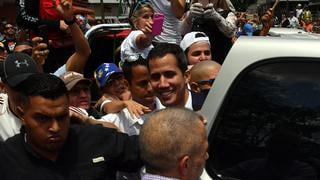 Así fue recibido Juan Guaidó tras regresar a Venezuela [FOTOS]
