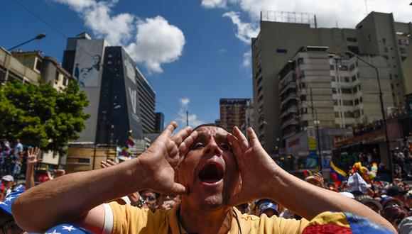 Las protestas continúan en la agitada Venezuela de Maduro. (Foto: AFP)