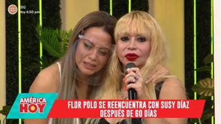 Susy Díaz se reencuentra con su hija Flor Polo que se contagio de COVID-19: “He vivido todo un mes de sufrimiento” [VIDEO]