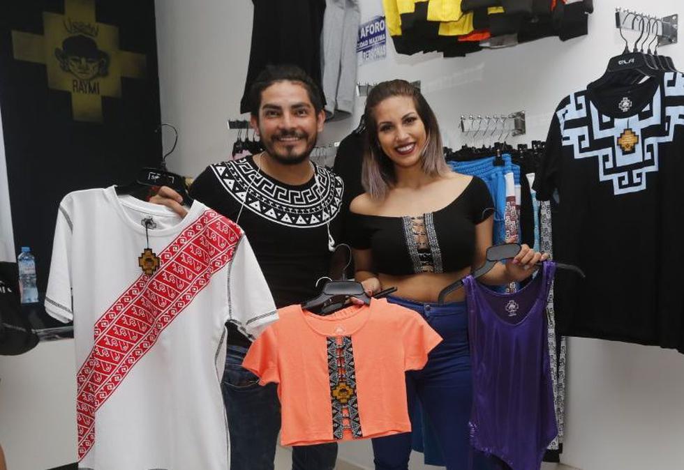 Erick Elera y Allison Pastor inauguraron su primera tienda de ropa. (Créditos: USI)