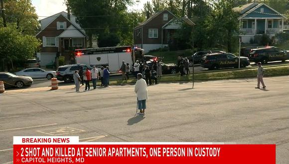 Al menos dos ancianos murieron durante un tiroteo en una asilo de Maryland. (Foto: captura de video wjla.com)