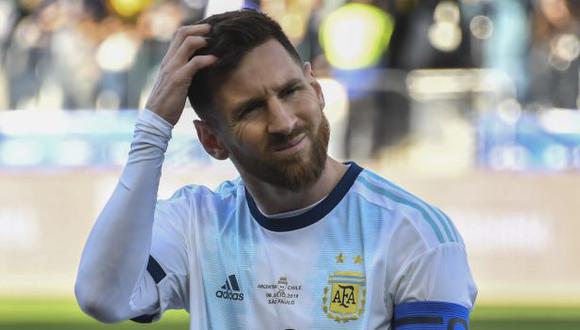 Lionel Messi fue expulsado en el duelo por el tercer lugar de la Copa América ante Chile. (Foto: AFP)