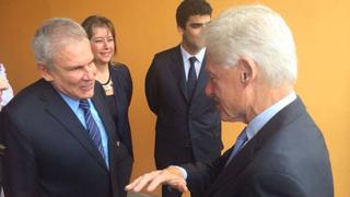 Luis Castañeda Lossio se reunió con Bill Clinton en Lima [Fotos]