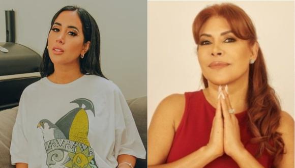 Magaly Medina acepta haber pagado por obtener el audio de la llamada de Melissa Paredes a Rodrigo 'Gato' Cuba. (Foto: Composición Instagram)