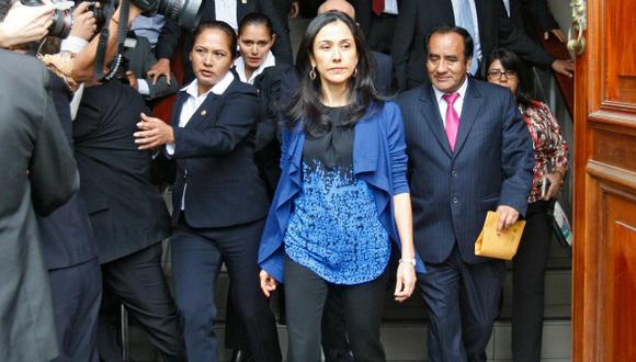 Nadine Heredia: Pedido se hará llegar en informe al Ministerio Público. (Anthony Niño de Guzmán)