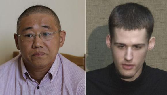 Corea del Norte liberó a estadounidenses Kenneth Bae y Matthew Todd Miller. (AP)