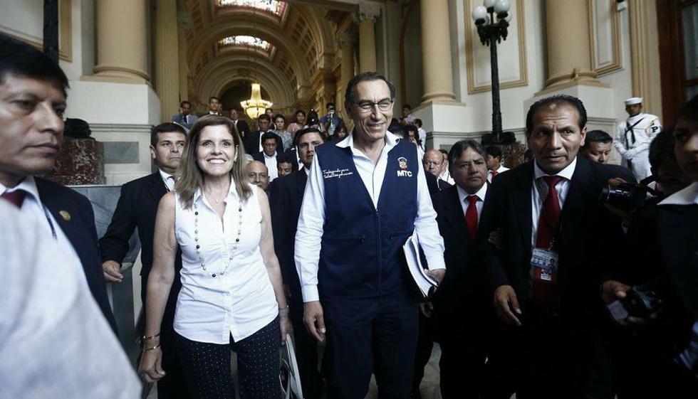Vizcarra acudió a Congreso y se reunió con 11 parlamentarios.  (Renzo Salazar/Perú21)