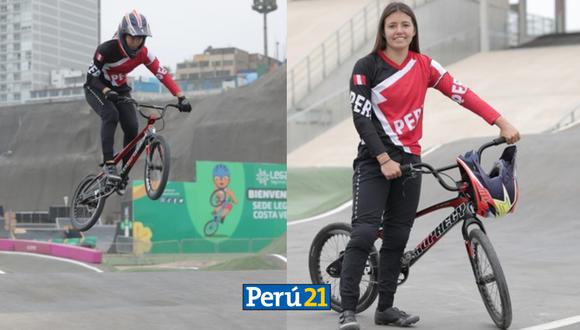 Micaela Ramírez participará en el Mundial de BMX antes de Santiago 2023. Foto: IPD