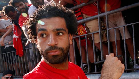 Policía de la ciudad de Liverpool analiza si Mohamed Salah incumplió las reglas de tránsito. (Foto: AFP)