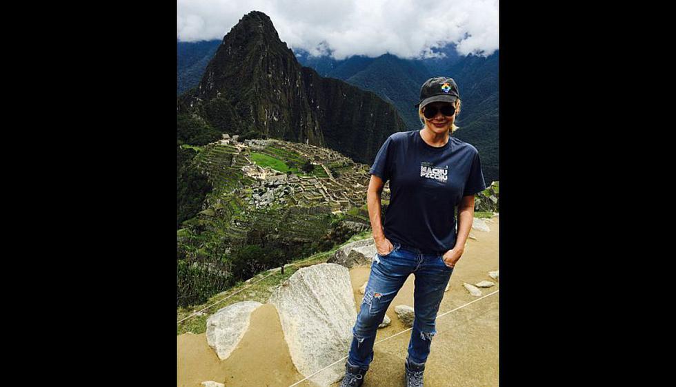 'The Walking Dead': Laurie Holden llegó a Perú y visitó Machu Picchu. (@Laurie_Holden en Twitter)