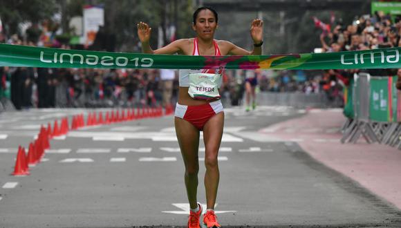 Gladys Tejeda ganó la medalla de oro en la maratón de Lima 2019. (GEC)