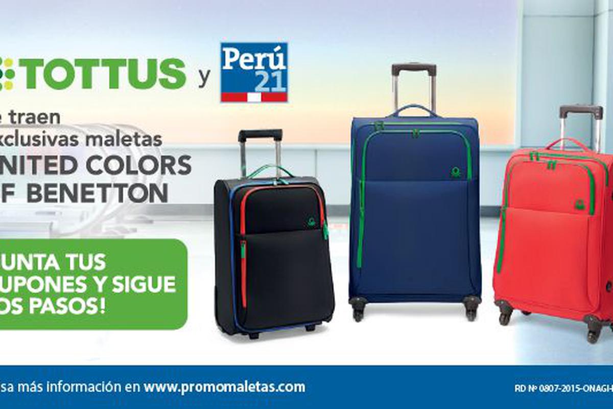 Bebé despierta Tiempos antiguos Aprovecha la gran oferta de maletas Benetton con Perú21 | VIDA | PERU21