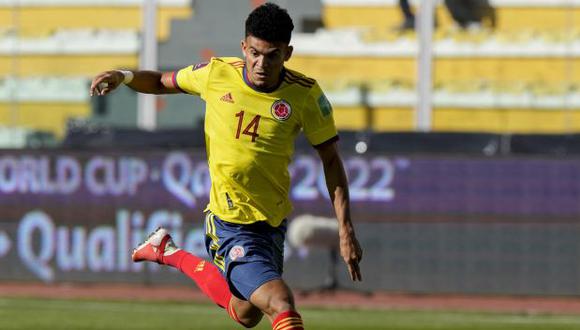Luis Díaz cerró las Eliminatorias rumbo a Qatar 2022 con tres goles en dieciséis partidos. (Foto: AFP)