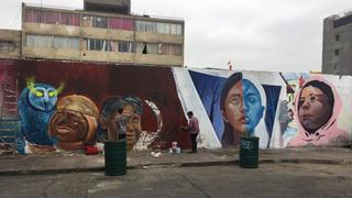 La Victoria: recuperan y pintan murales en zonas tomadas por indigentes y con acumulación de basura