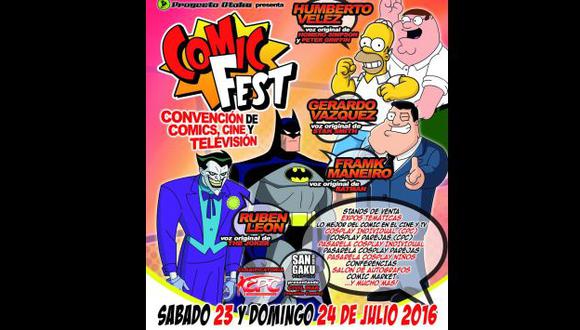 Comic Fest Perú: Las voces de Homero Simpson y Batman llegan a Lima. (Cómic Fest)