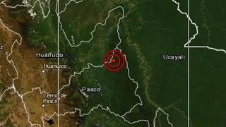 Huánuco: Sismo de magnitud 4,2 se reportó en Puerto Inca, señaló el IGP