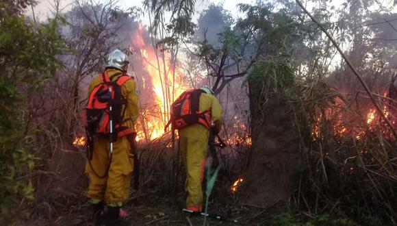Dos muertos por intentar apagar incendios forestales en Bolivia. (Foto: Facebook Bomberos Voluntarios UUBR)