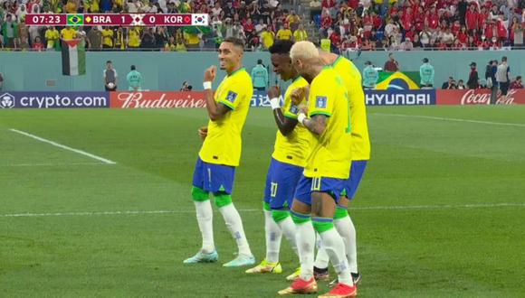 Brasil vs. Corea del Sur: gol y baile de Vinícius en el 1-0 de la  'Canarinha' | Mundial Qatar 2022 | gol de la selección brasileña | VIDEO |  RMMD | DEPORTES | PERU21
