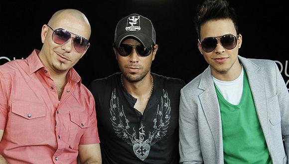 Enrique Iglesias, Pitbull y Prince Royce cantarán juntos en Perú (AP)