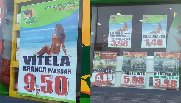 Esta carnicería de Portugal recibió gran cantidad de críticas por publicidad con mujer en bikini. (Foto: Facebook Carnes Sá da Bandeira)