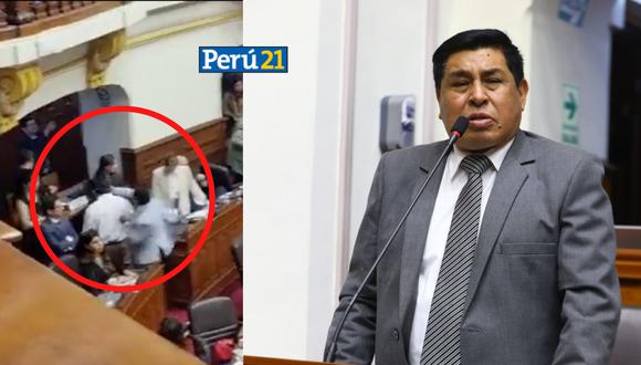 Pasión Dávila tira puñete a Juan Burgos en el Congreso: Hoy dice que no lo agredió, solo le dio un golpe. (Perú21)
