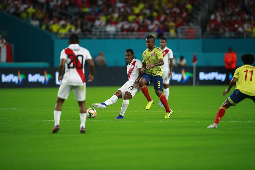 Perú fue derrotado 1-0 por Colombia en partido amistoso. (Daniel Apuy)