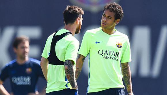 Neymar es compañero de Messi en el Barcelona desde el 2013. (Gettyimages)