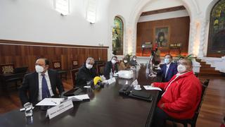 Consejo de Estado se reunió en Palacio de Gobierno para buscar salida a la crisis