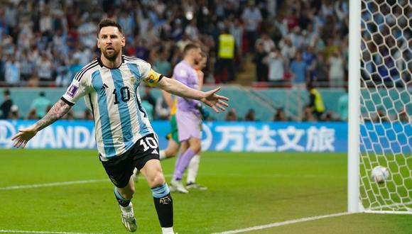 Lionel Messi abrió el marcador a favor de Argentina. Foto: GEC/Daniel Apuy.