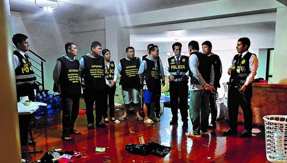 Seis ciudadanos taiwaneses y dos peruanos fueron detenidos tras intervención policial en inmueble de La Molina.