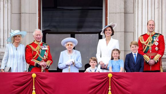 Familia real británica. (Foto: AFP)