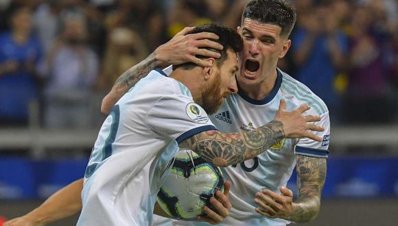 Selección argentina y sus 28 convocados para amistosos internacionales. (Foto: AFP)