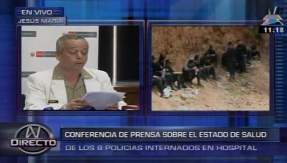 Estado de salud de 3 de los 8 policías trasladados a Lima tras accidente en Apurímac es grave. (Captura de video)