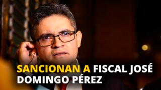 Control Interno del Ministerio Público sancionó disciplinariamente al fiscal José Domingo Pérez [VIDEO]